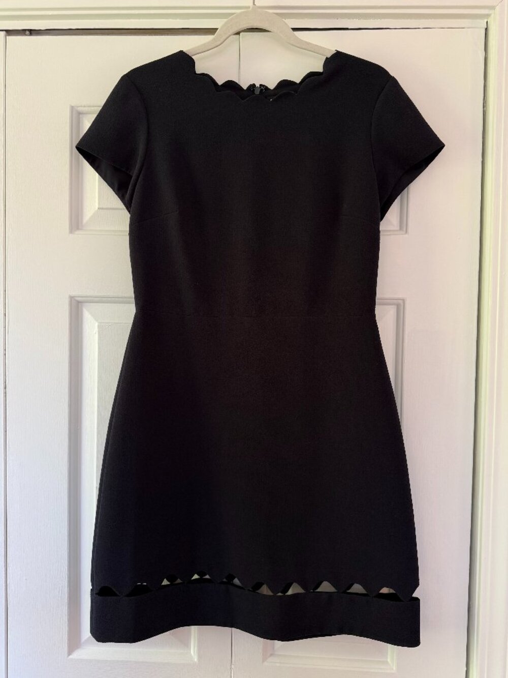 Club Monaco navy dress with cutouts